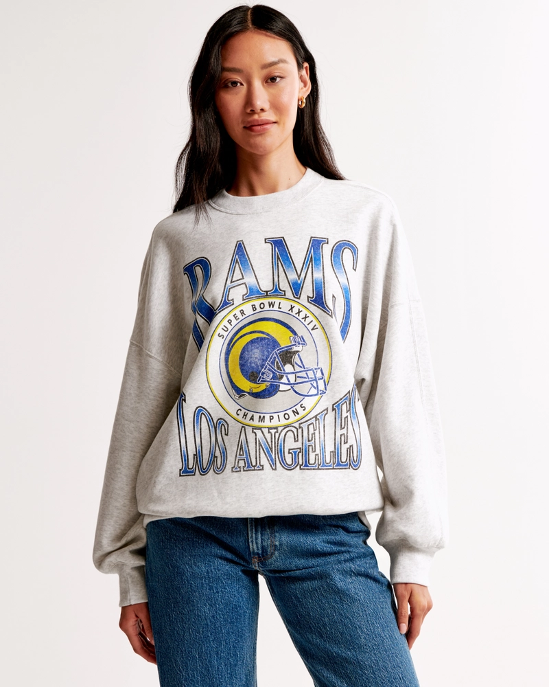 Los Angeles Rams Graphic Oversized Sunday Crew