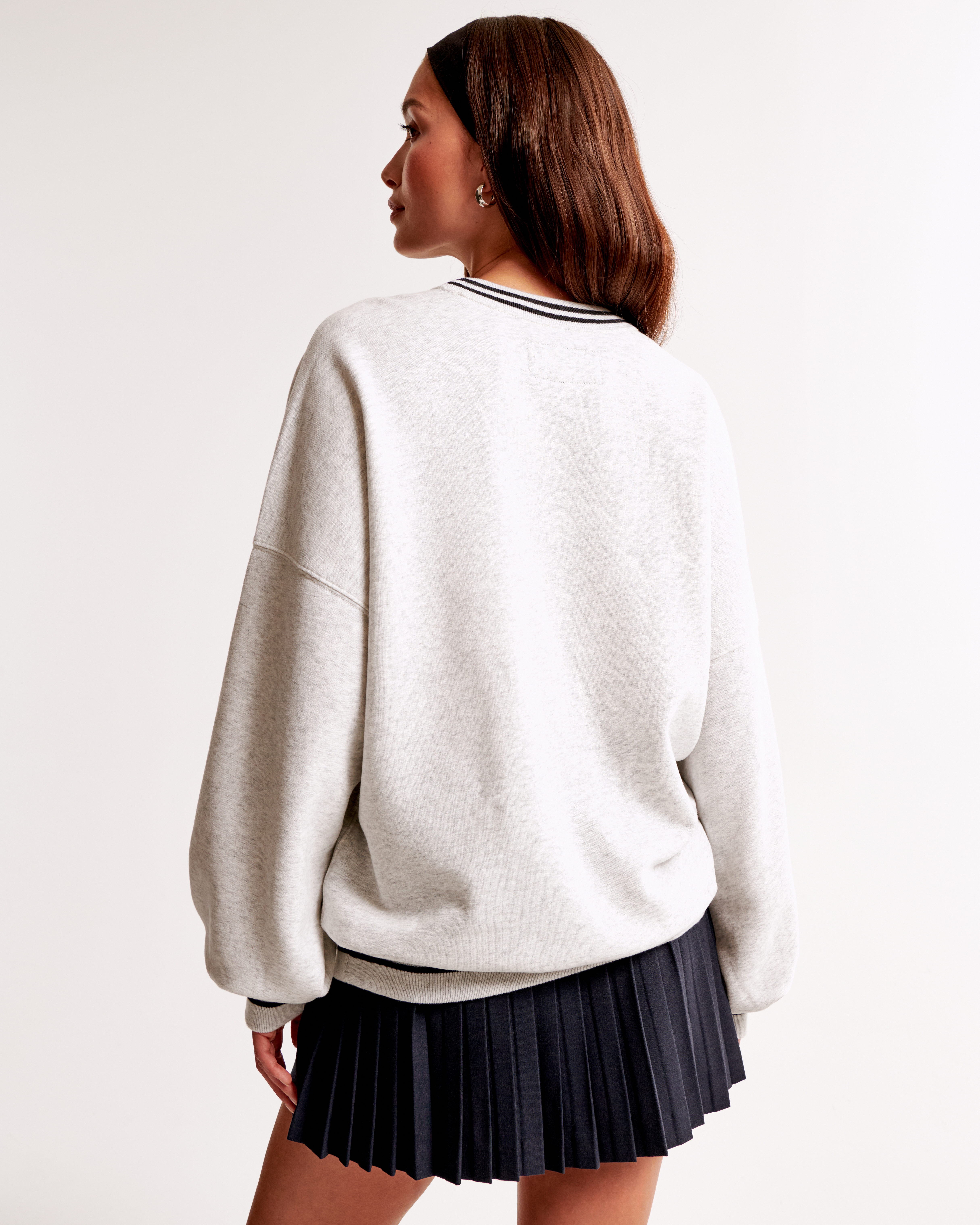 Women's New York Giants Graphic Oversized Sunday Crew