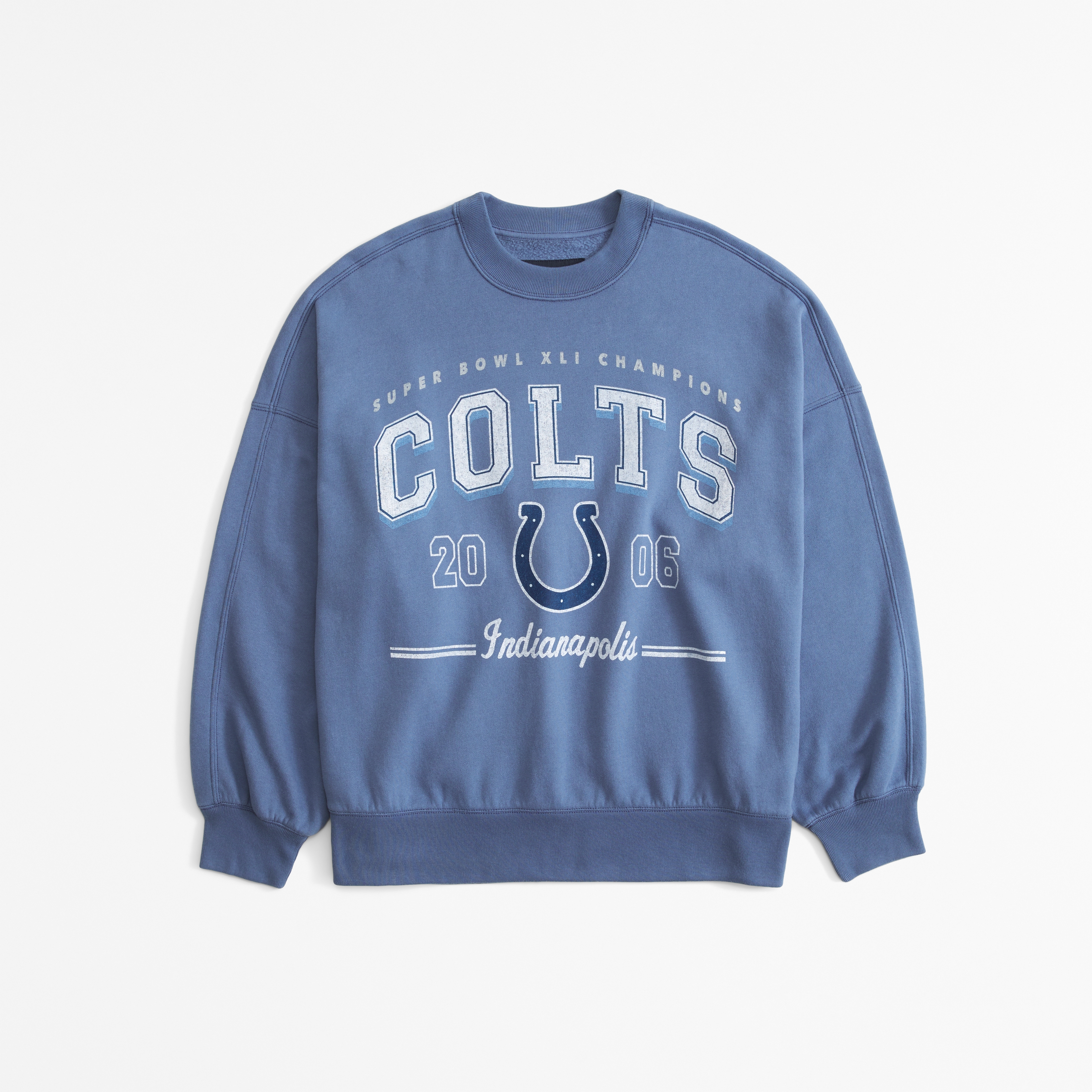 Women's Indianapolis Colts Graphic Oversized Sunday Crew | Women's Tops |  Abercrombie.com