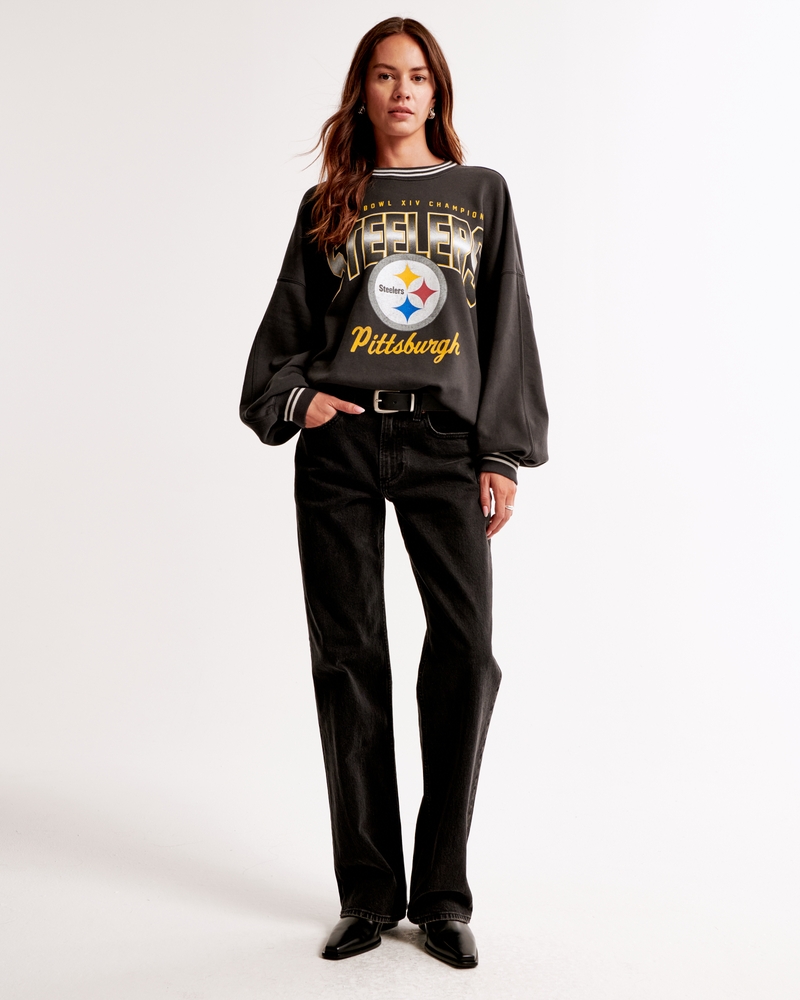 Pittsburgh Steelers Graphic Oversized Sunday Crew