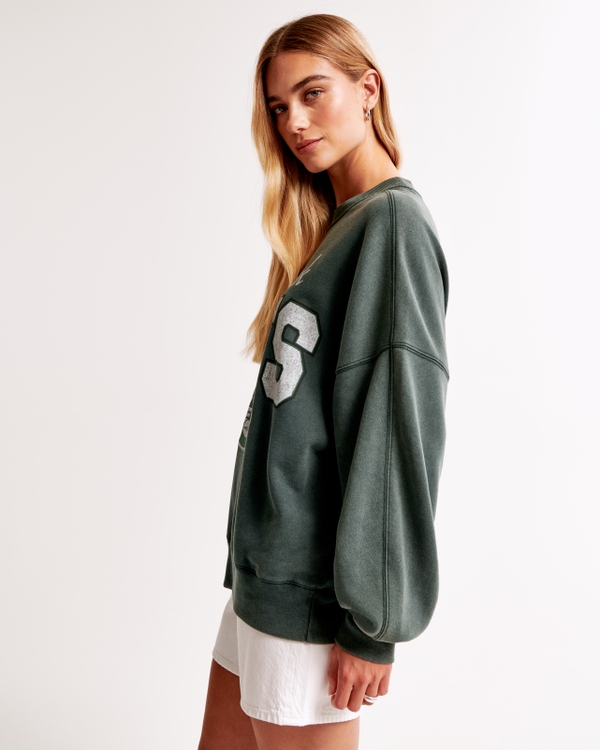 Women's New York Jets Graphic Oversized Sunday Crew | Women's Tops