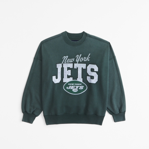 Женские свитеры Abercrombie & Fitch Dallas Cowboys Graphic Oversized Sunday Crew