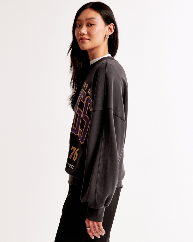 Minnesota Vikings Graphic Oversized Sunday Crew