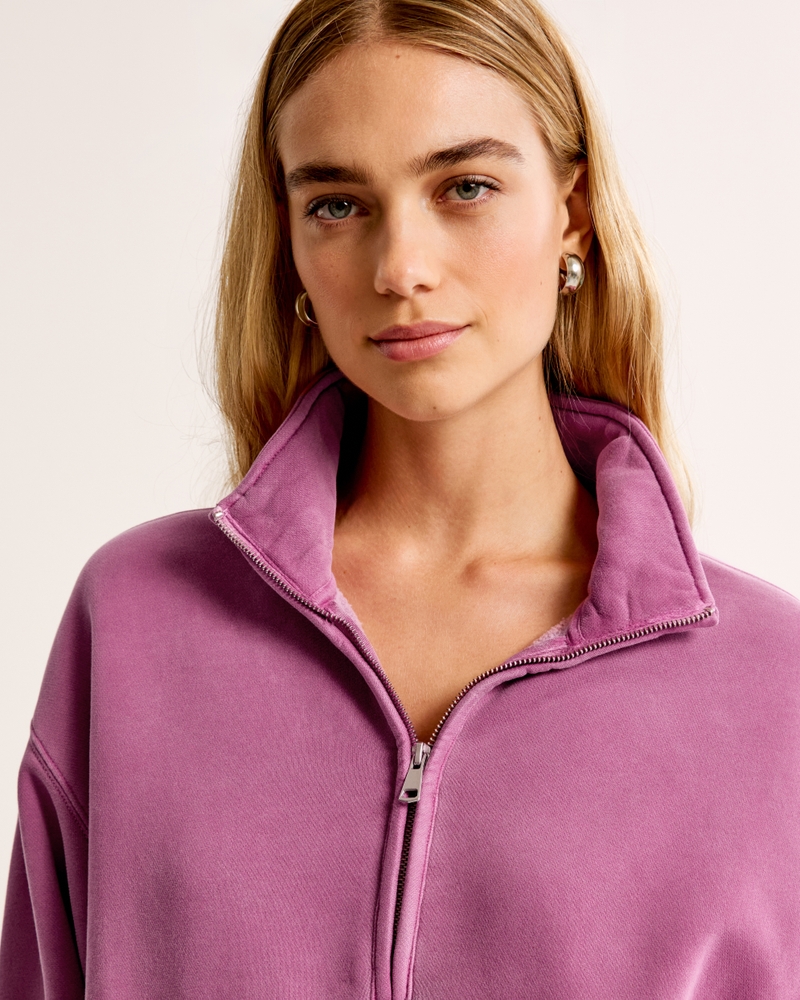 Women's Sunday Half-Zip | Women's Tops | Abercrombie.com