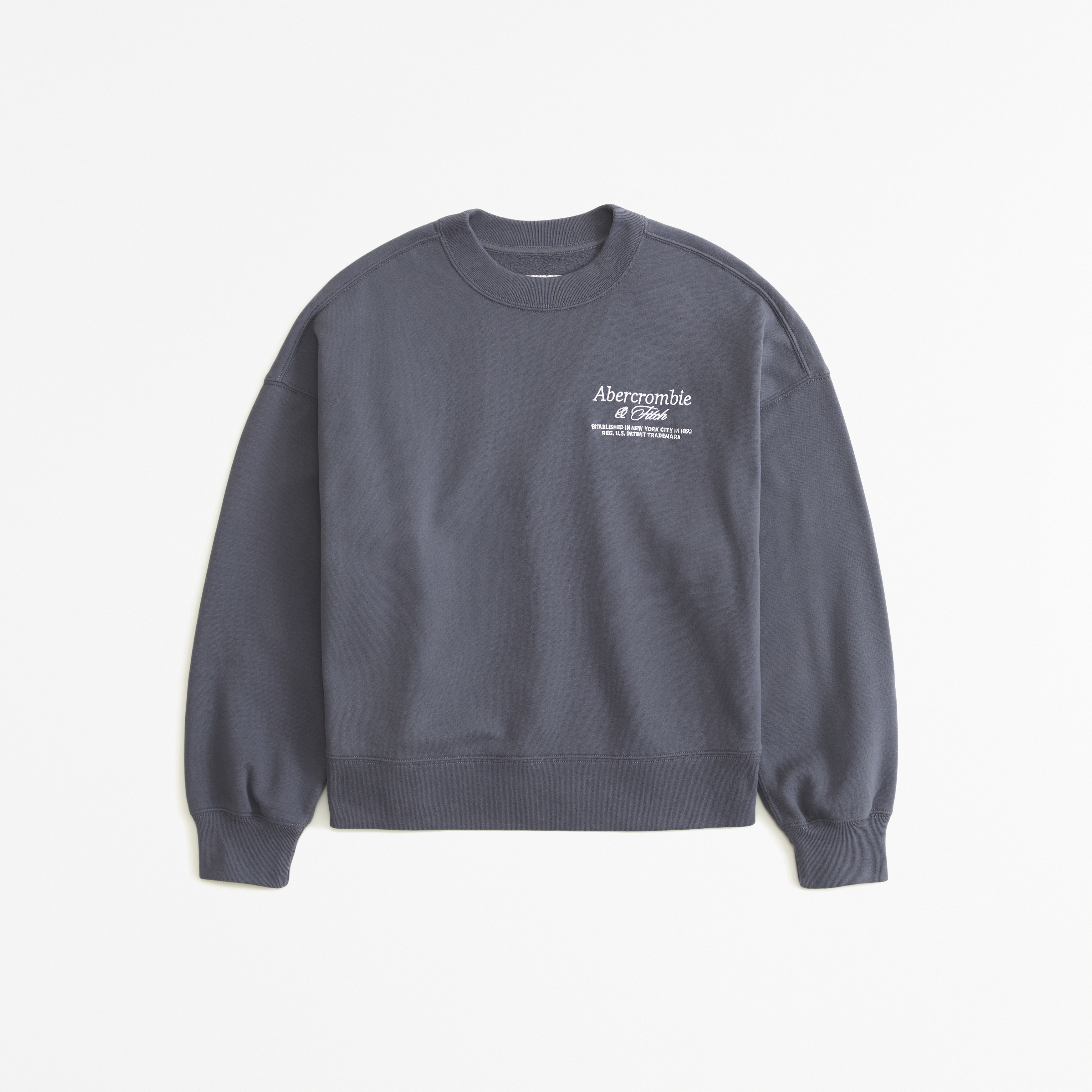 Women's Logo Crew Sweatshirt | Women's Tops | Abercrombie.com