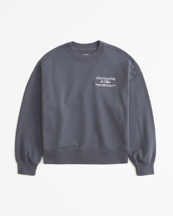 Abercrombie grey sweatshirt best sale