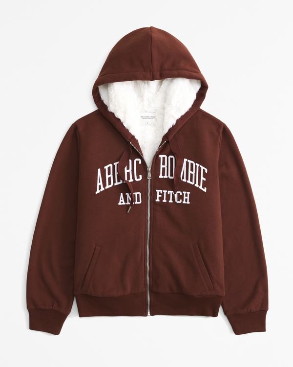 Abercrombie fur hoodie best sale