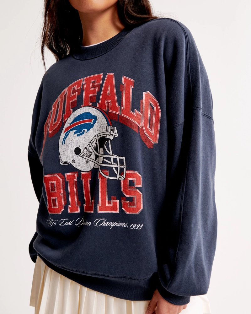 Buffalo Bills Graphic Oversized Sunday Crew