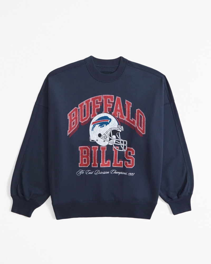 Buffalo Bills Graphic Oversized Sunday Crew