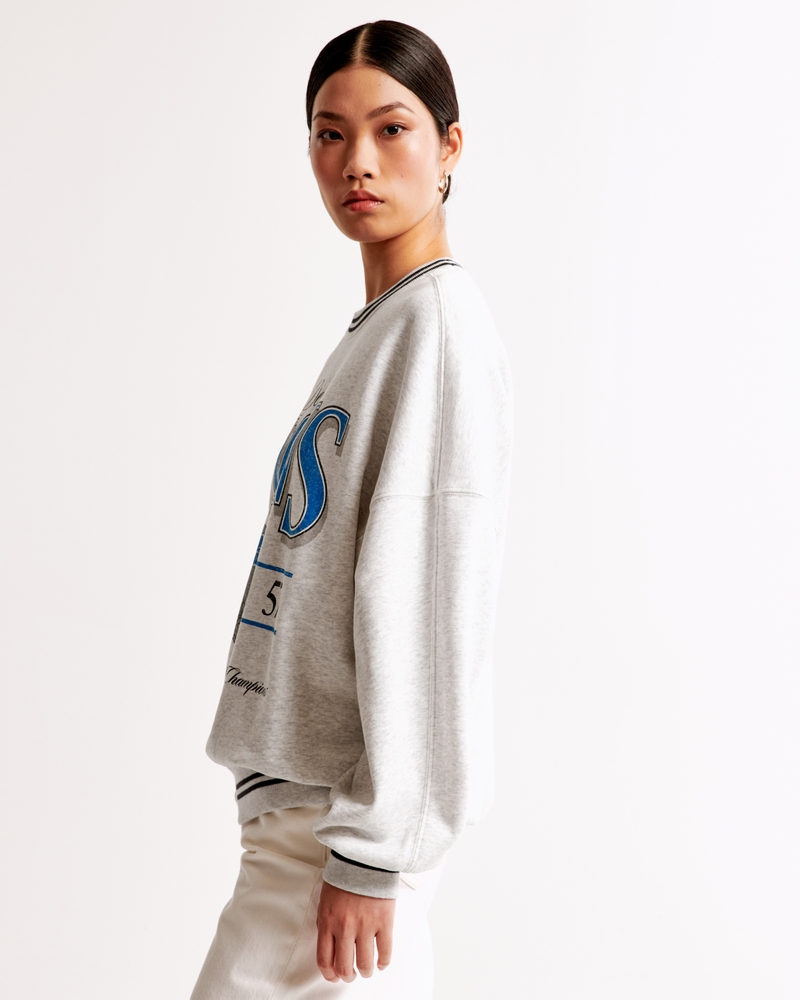 Detroit Lions Graphic Oversized Sunday Crew