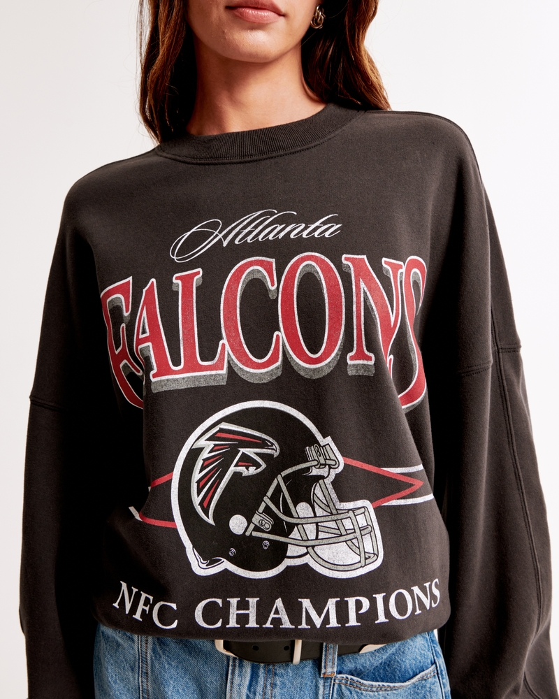 Atlanta Falcons Graphic Oversized Sunday Crew