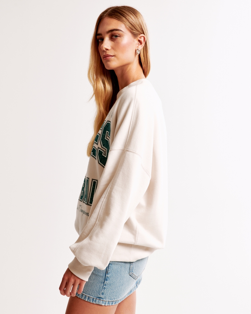 Philadelphia Eagles Graphic Oversized Sunday Crew