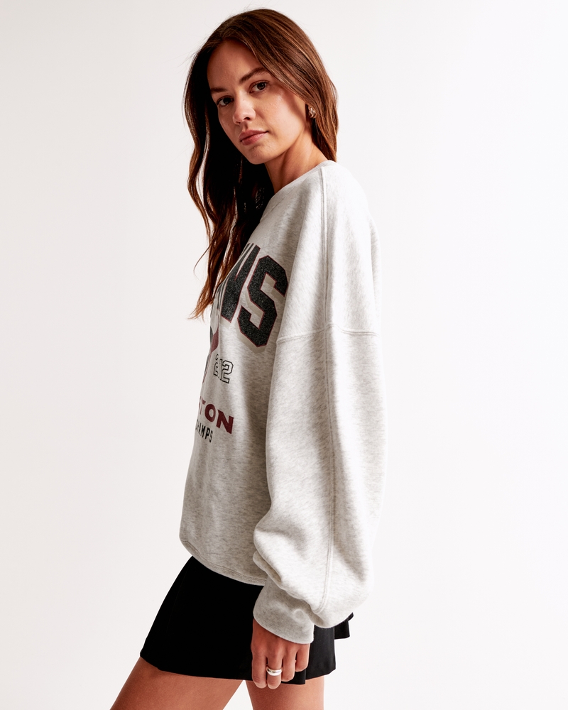 Houston Texans Graphic Oversized Sunday Crew