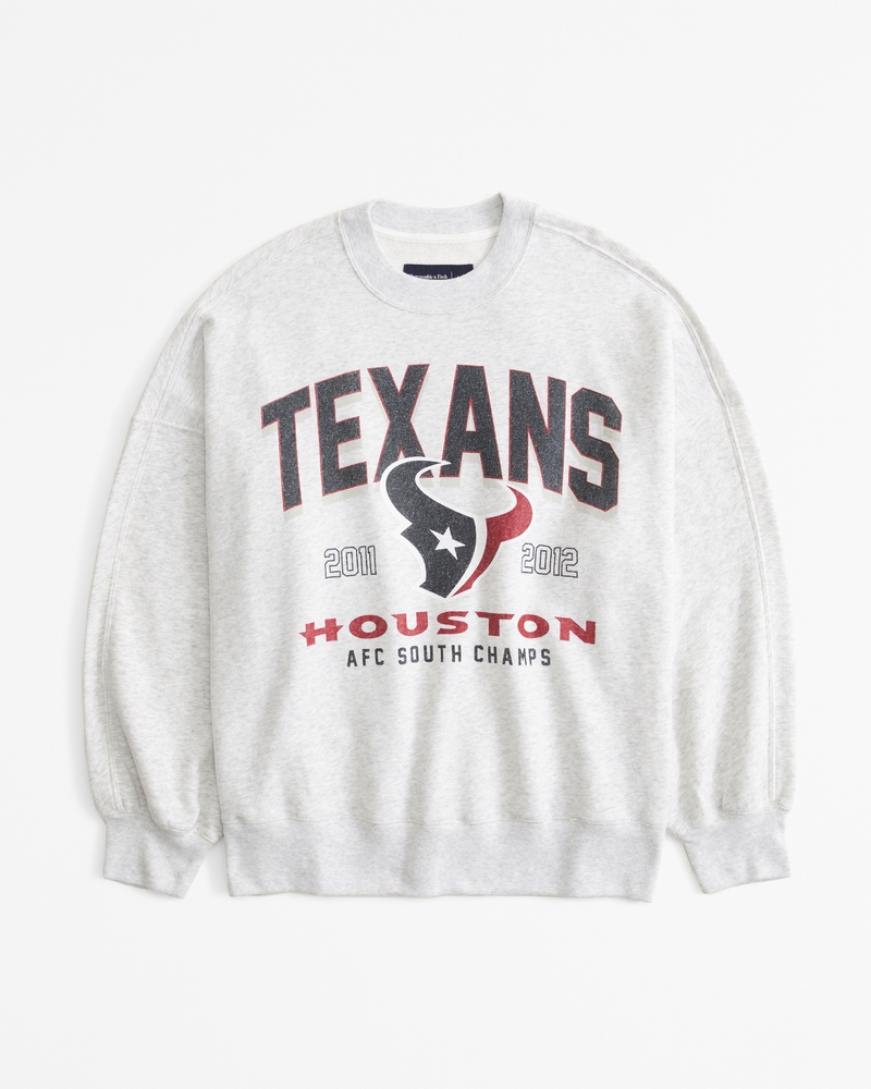Houston Texans Graphic Oversized Sunday Crew