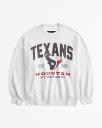 Houston Texans Graphic Oversized Sunday Crew