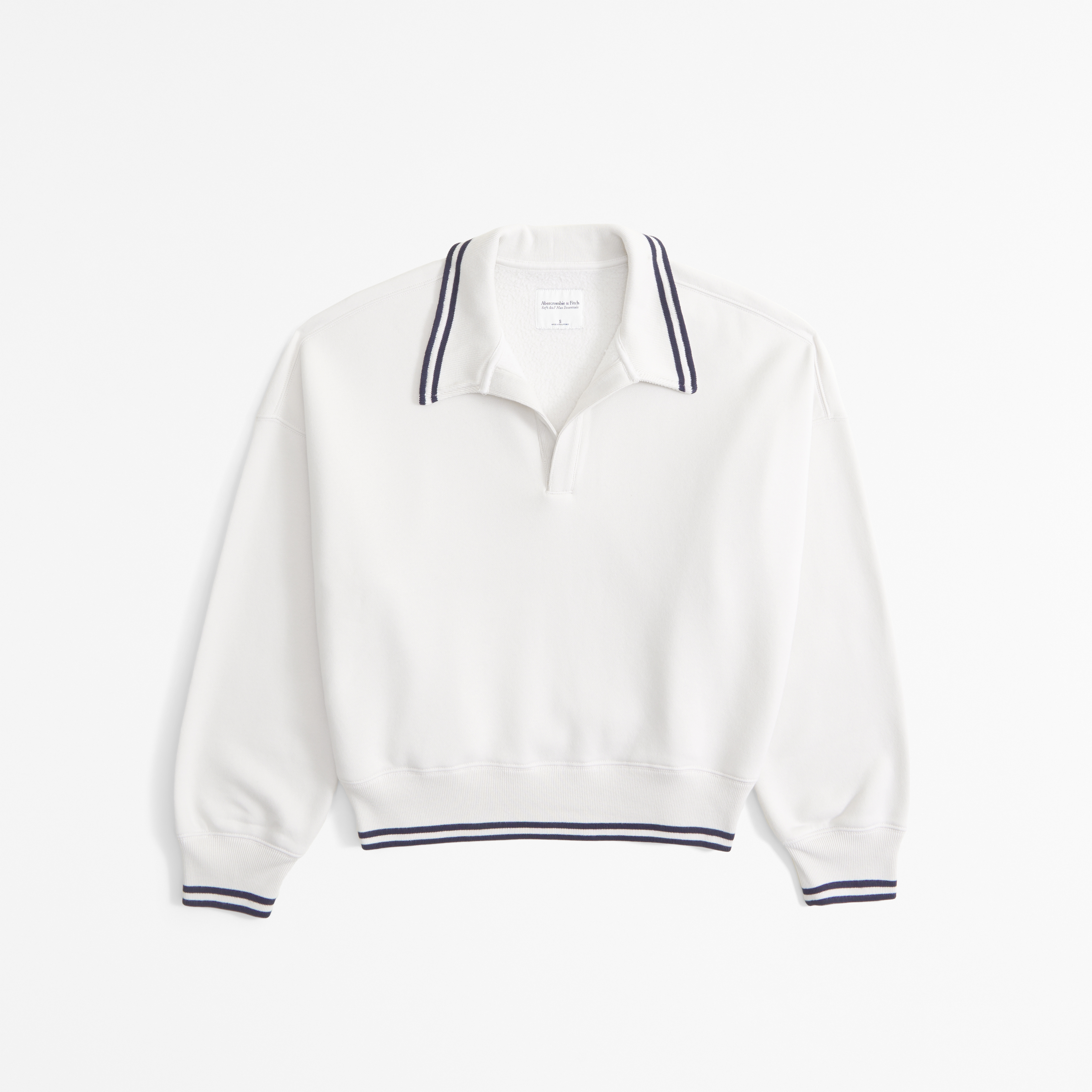 Abercrombie & Fitch Essential Johnny Collar Sweatshirt