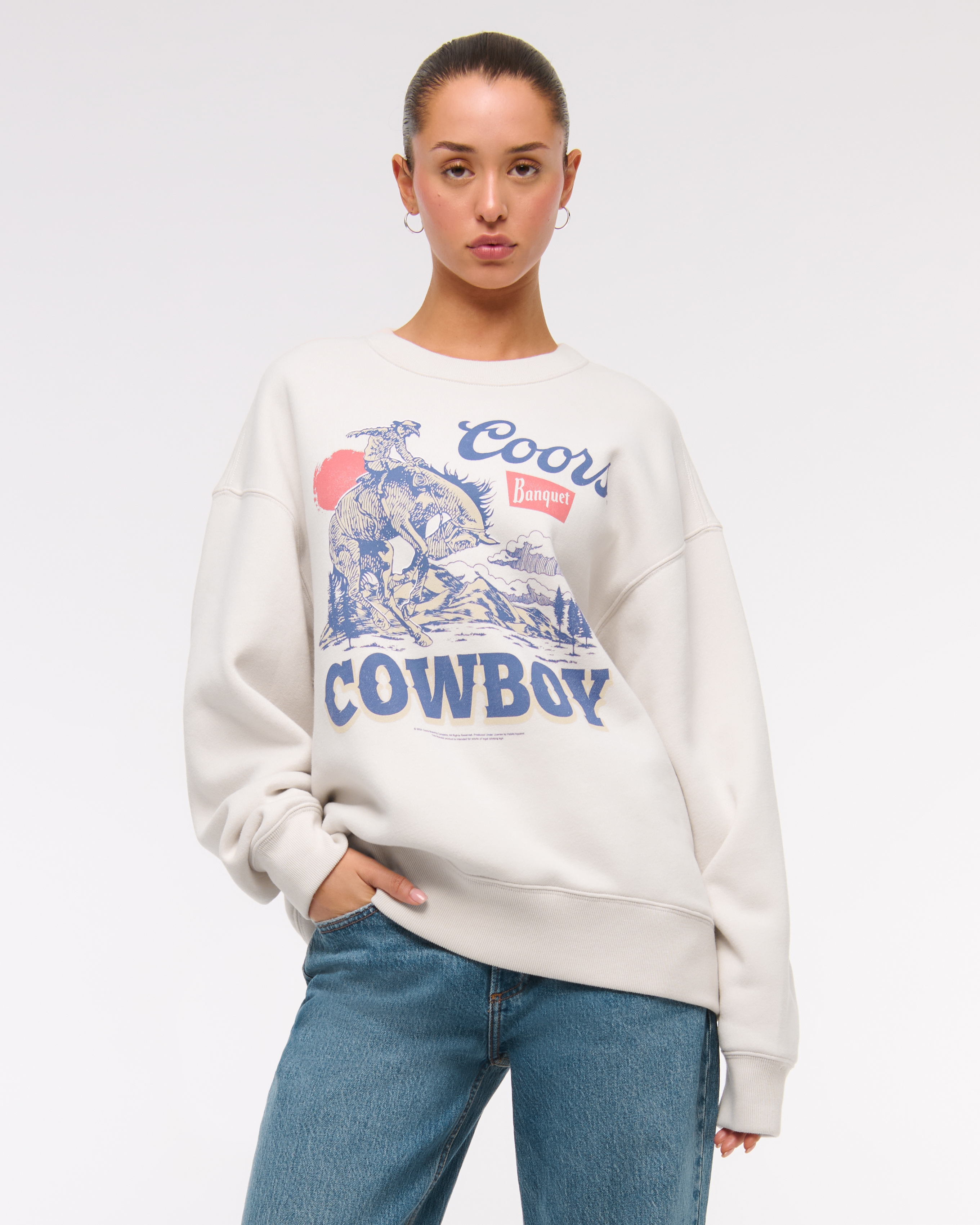 Abercrombie & Fitch Coors Banquet  Sunday Crew In Sand