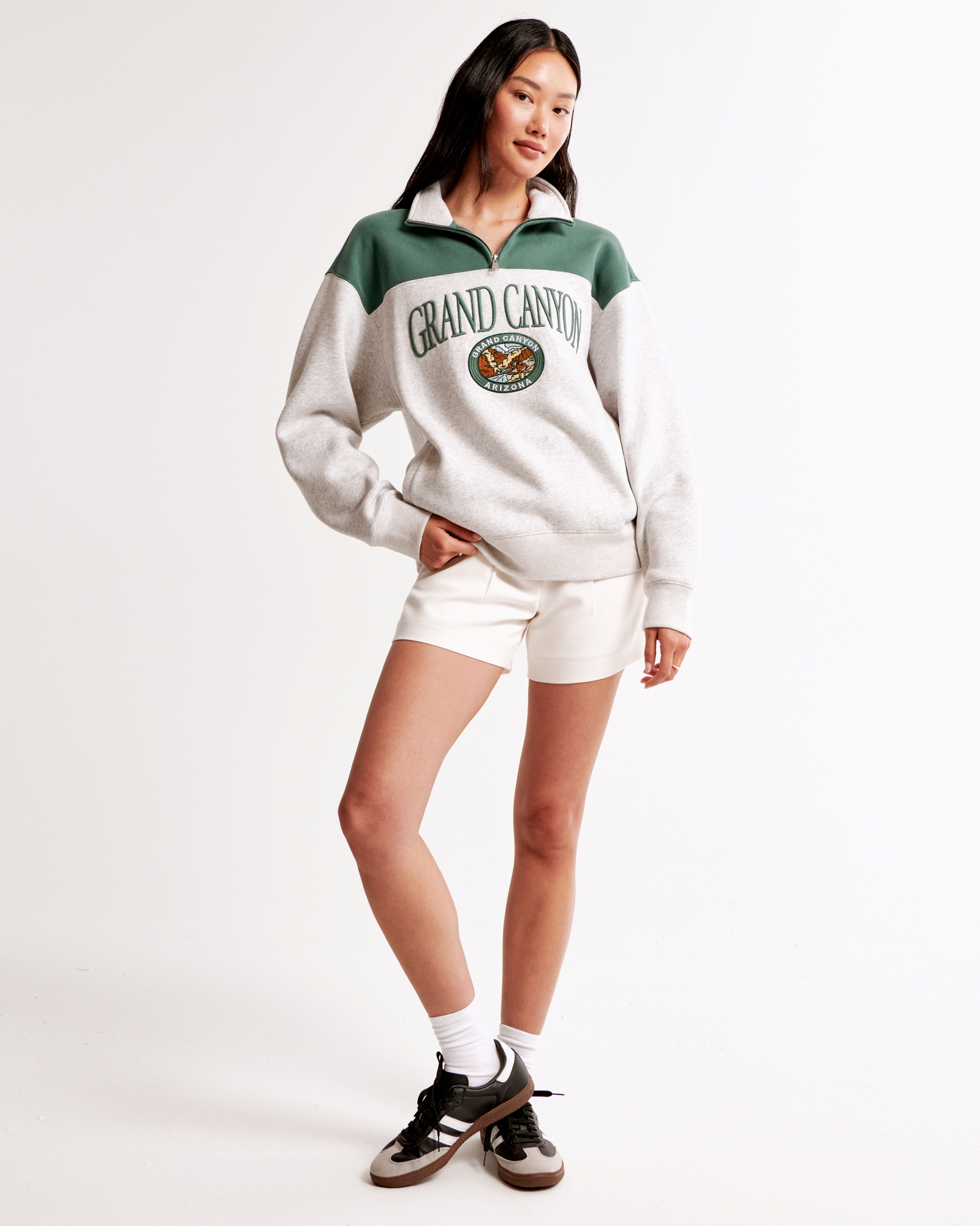 Embroidered Yosemite Vintage Sunday Half-Zip