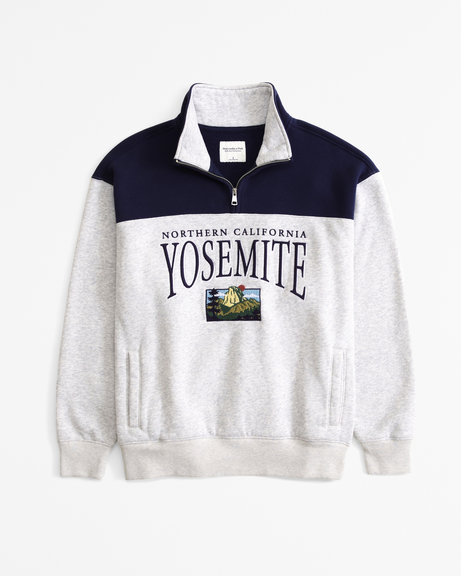 Embroidered Yosemite Vintage Sunday Half-Zip