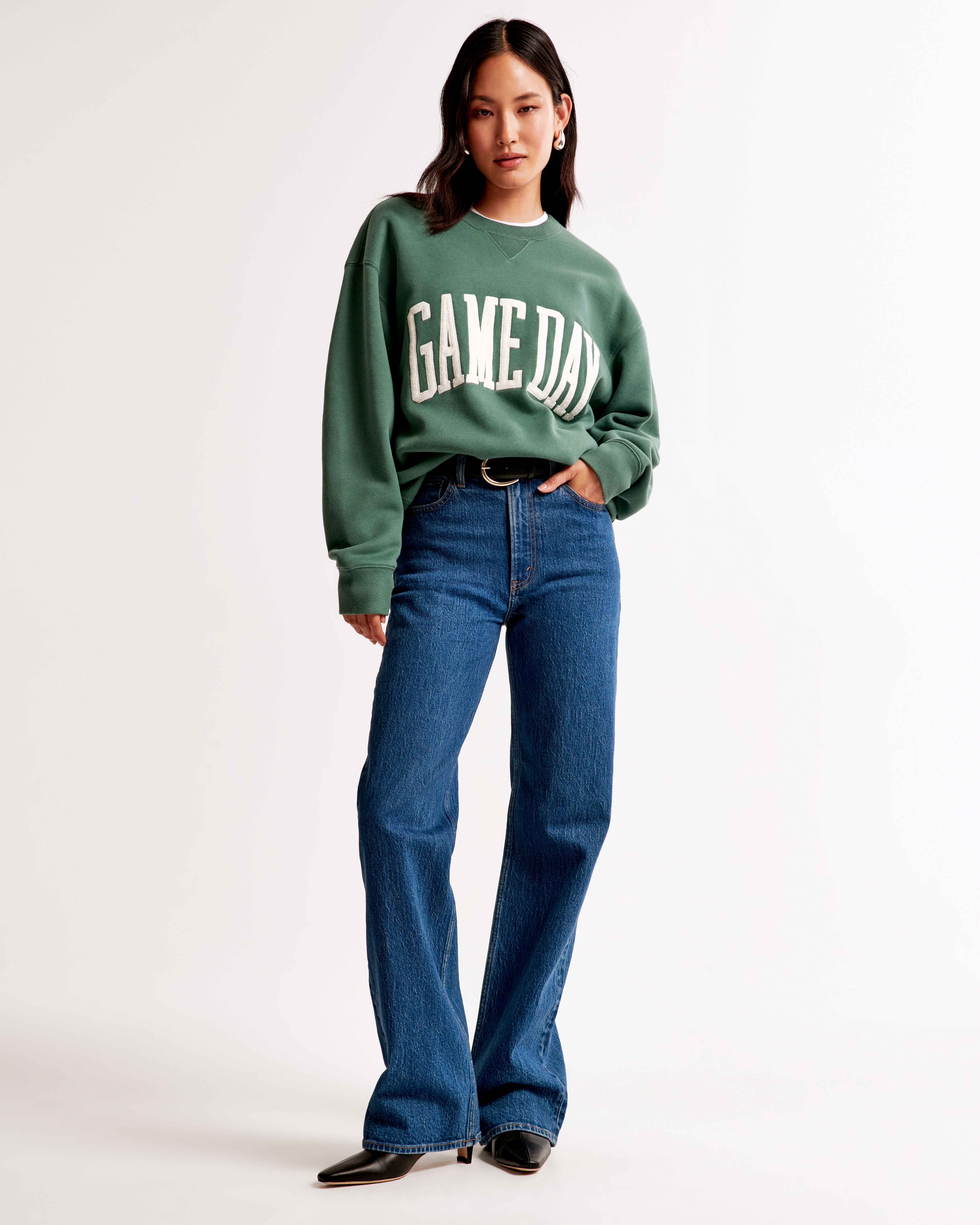 Women's Game Day Vintage Sunday Crew | Women's Clearance