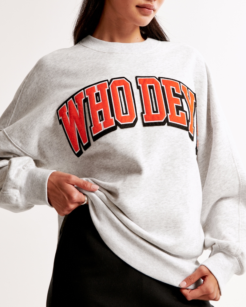 Cincinnati Bengals Graphic Oversized Sunday Crew