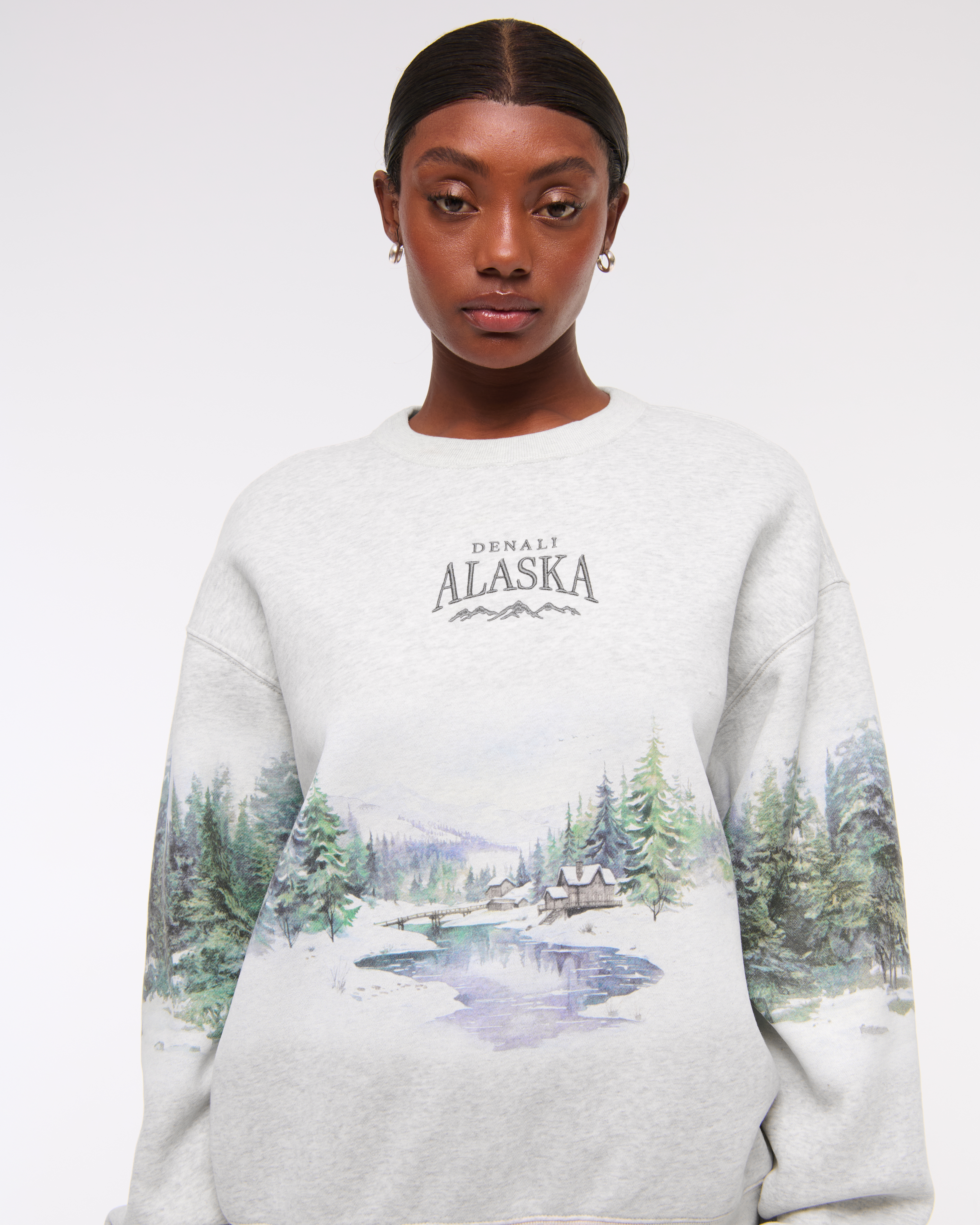 Abercrombie Alaska crewneck sweatshirt store