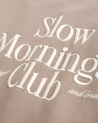 Slow Mornings Club Graphic Easy Sunday Crew
