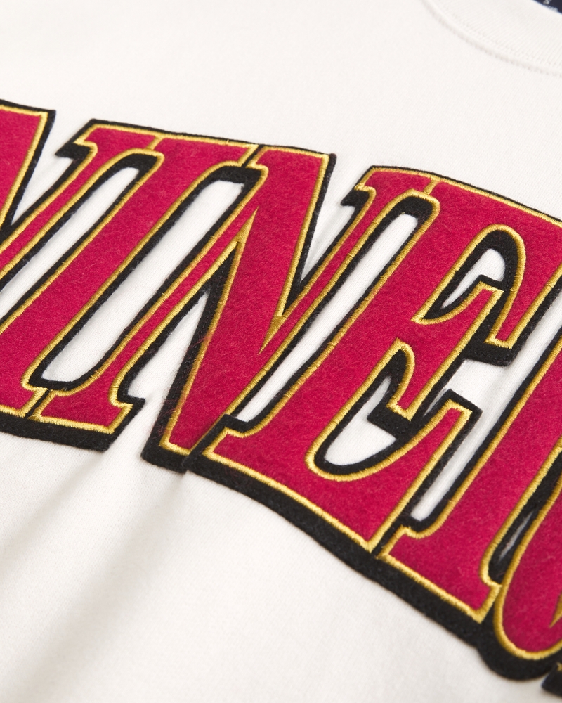 San Francisco 49ers Graphic Oversized Sunday Crew