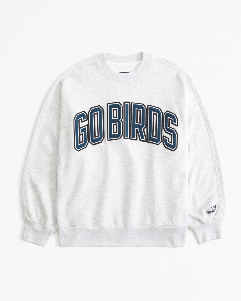 Philadelphia Eagles Graphic Oversized Sunday Crew