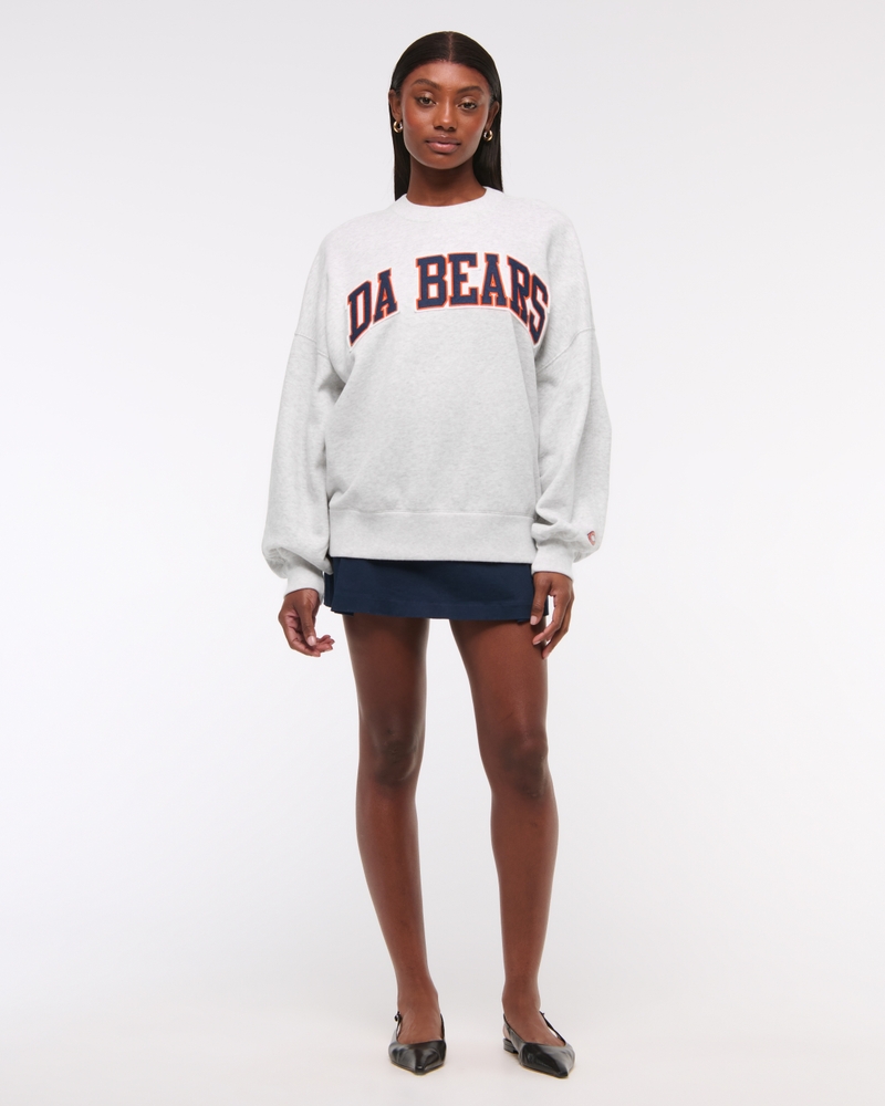 Chicago Bears Graphic Oversized Sunday Crew