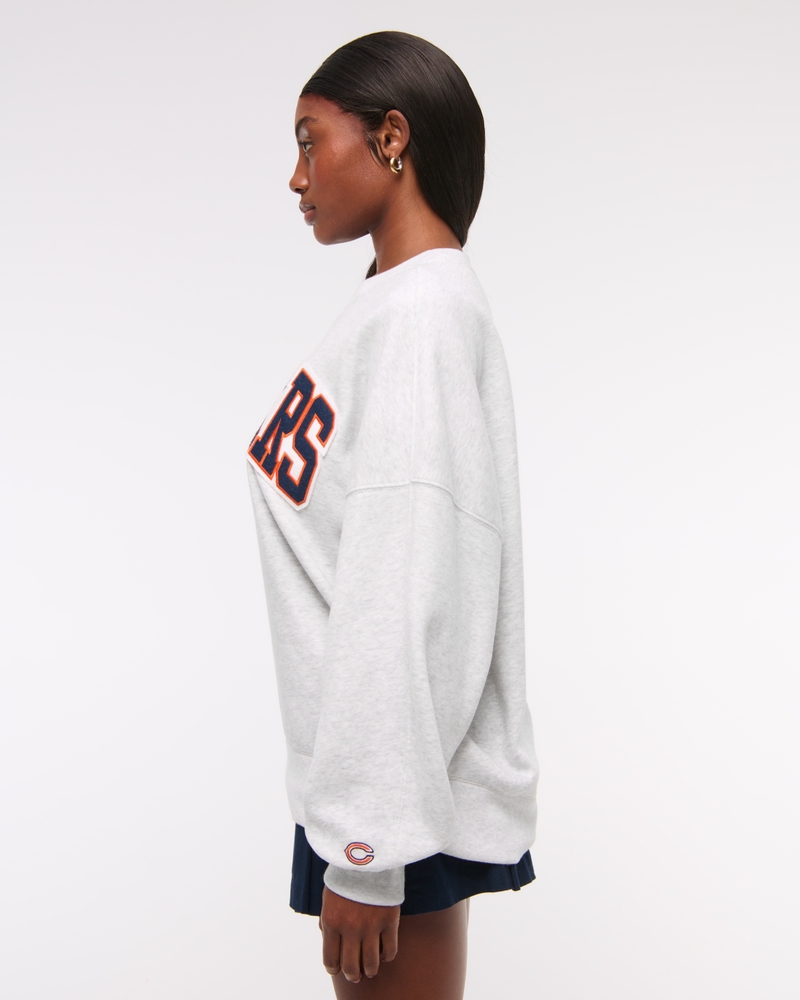 Chicago Bears Graphic Oversized Sunday Crew