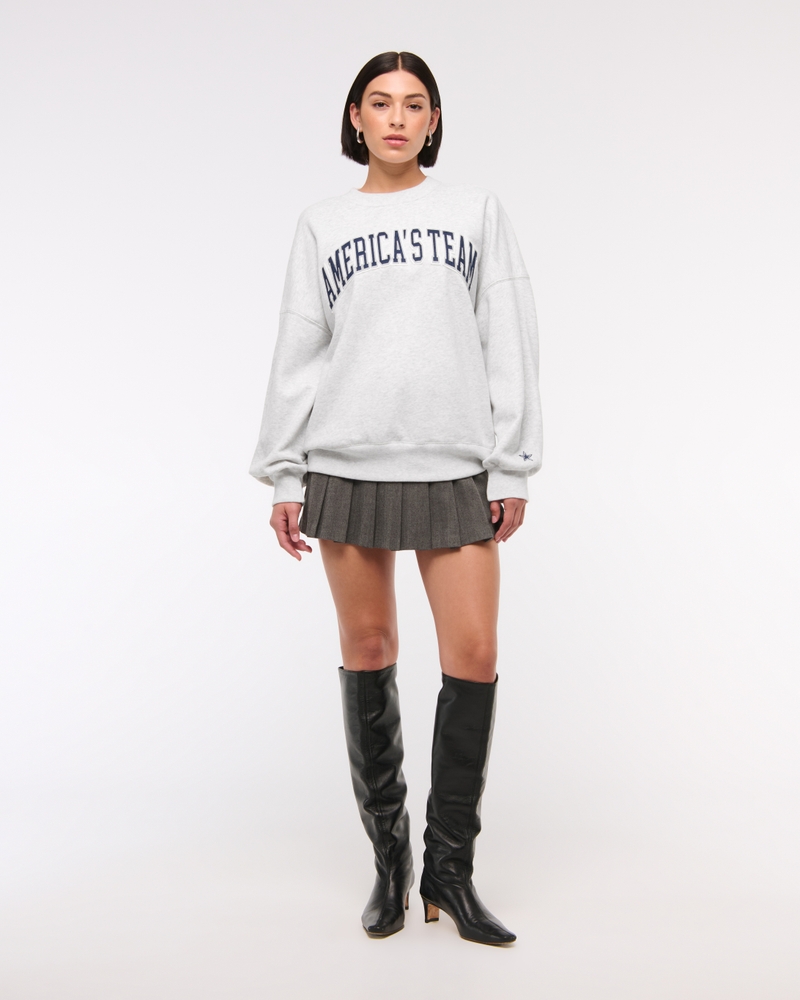 Dallas Cowboys Graphic Oversized Sunday Crew