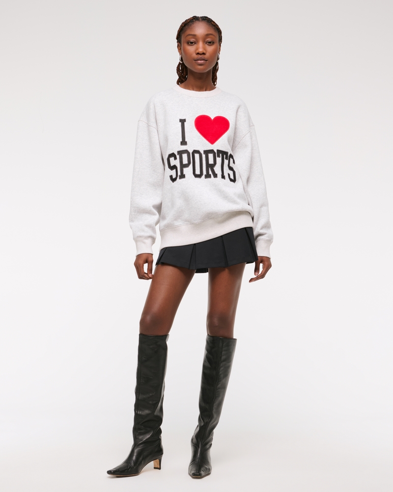 I Love Sports Vintage Sunday Crew