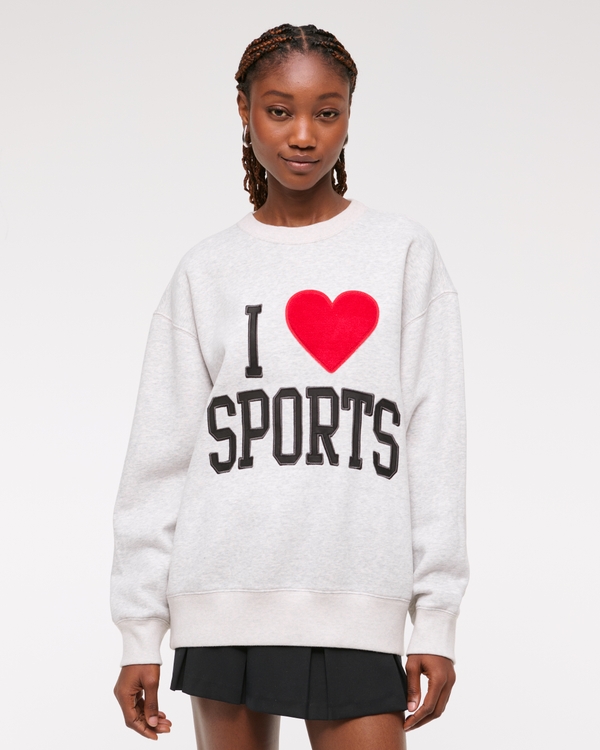 I Love Sports Vintage Sunday Crew