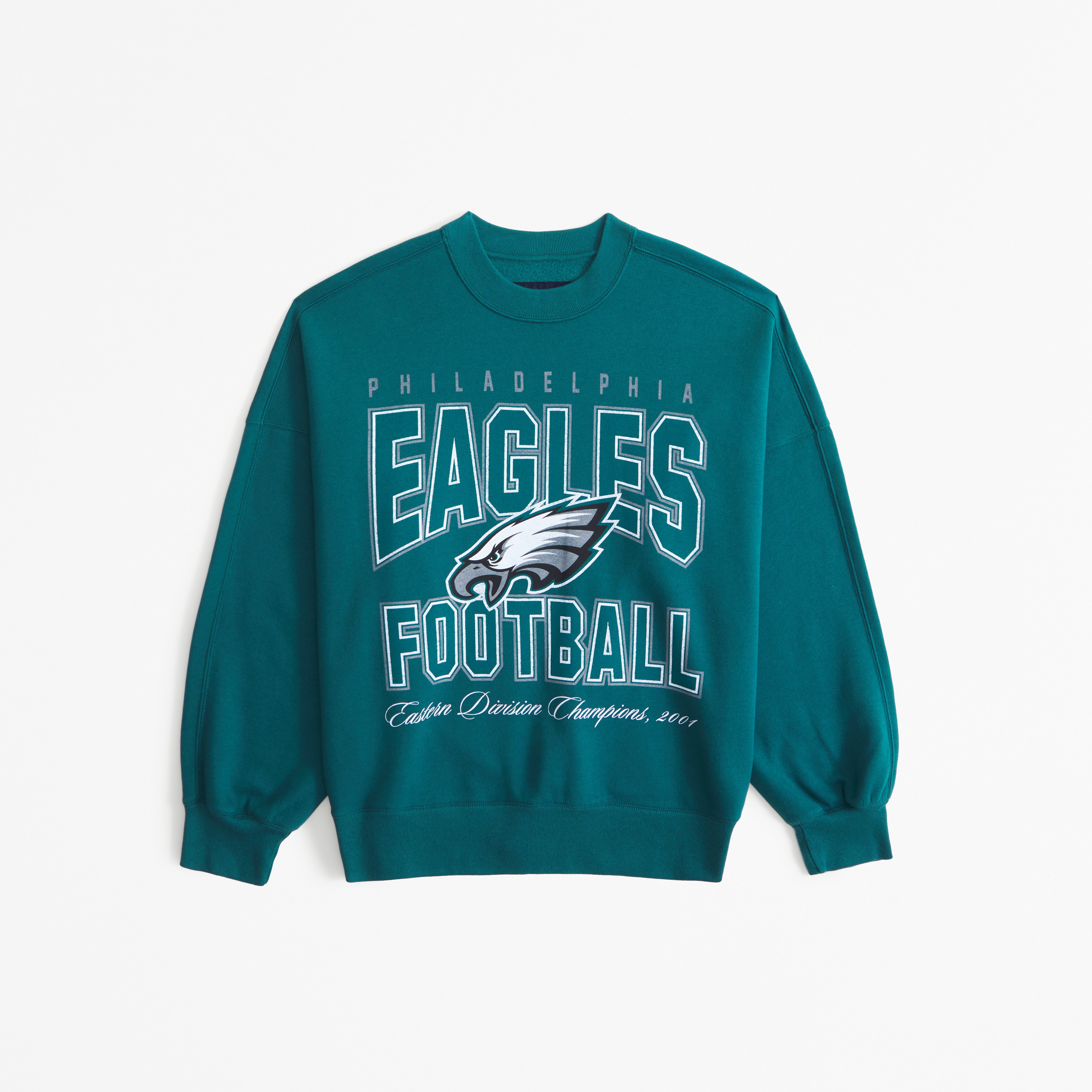 Women s Philadelphia Eagles Graphic Oversized Sunday Crew