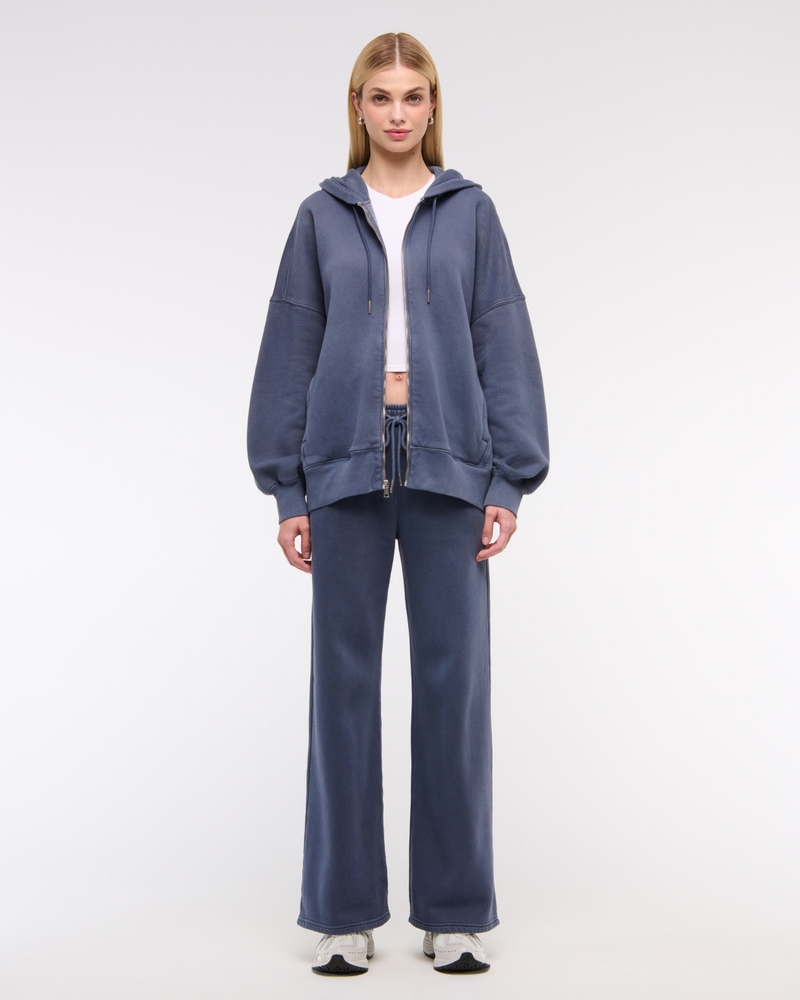 Essential Oversized Sunday Hooded Full-Zip