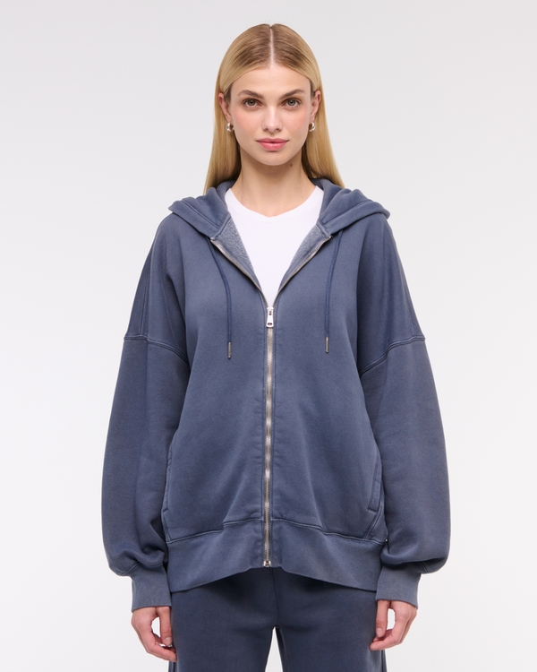 Essential Oversized Sunday Hooded Full-Zip