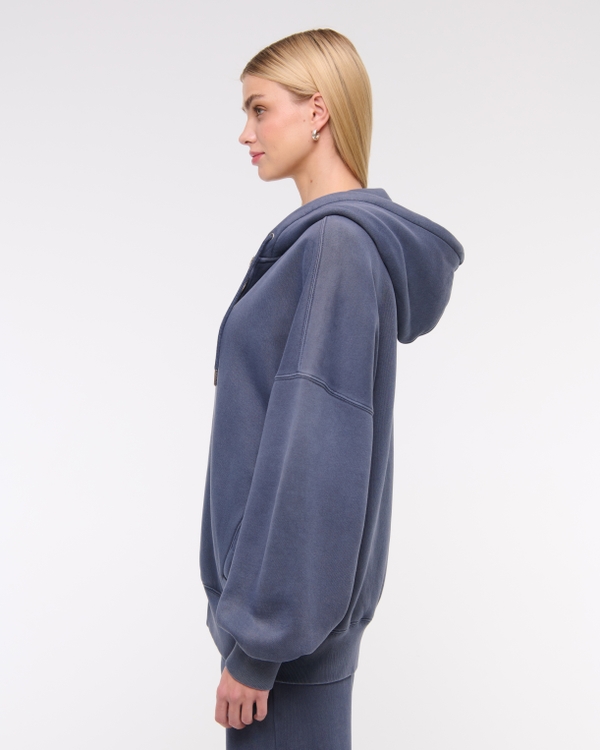 Essential Oversized Sunday Hooded Full-Zip