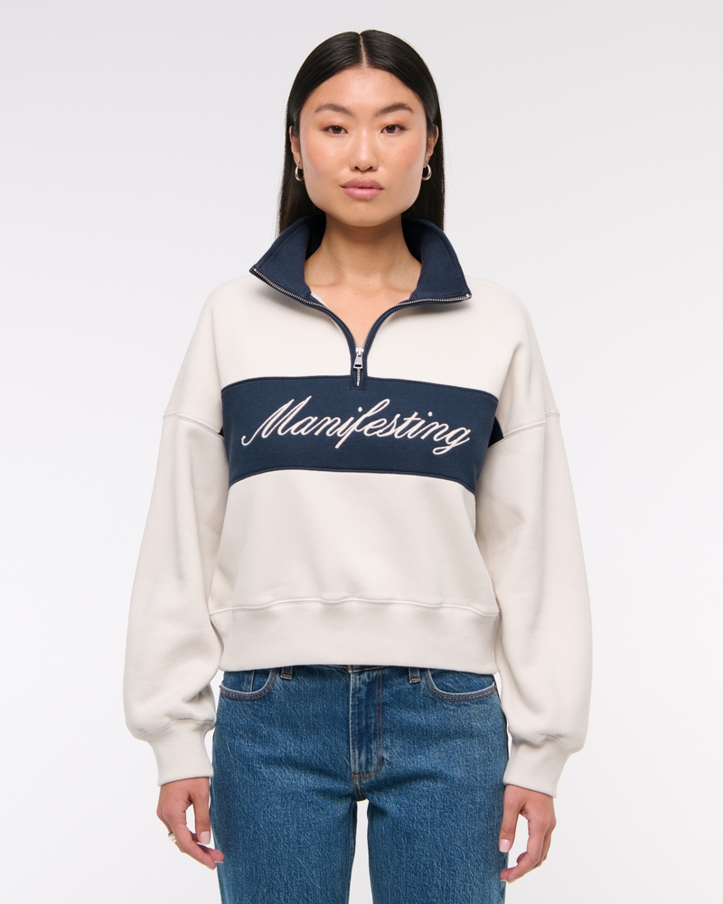 Women's Sunday Half-Zip | Women's Tops | Abercrombie.com