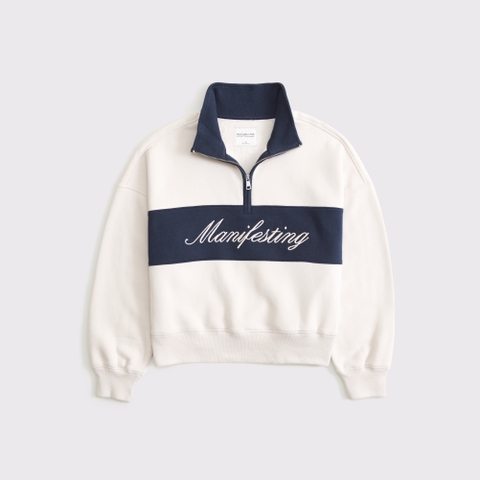 Женские топы Abercrombie & Fitch Sunday Half-Zip
