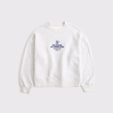 Женские свитеры Abercrombie & Fitch No Plans Classic Sunday Crew
