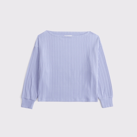 Женские топы Abercrombie & Fitch Long-Sleeve Lounge Wide Rib Slash Top