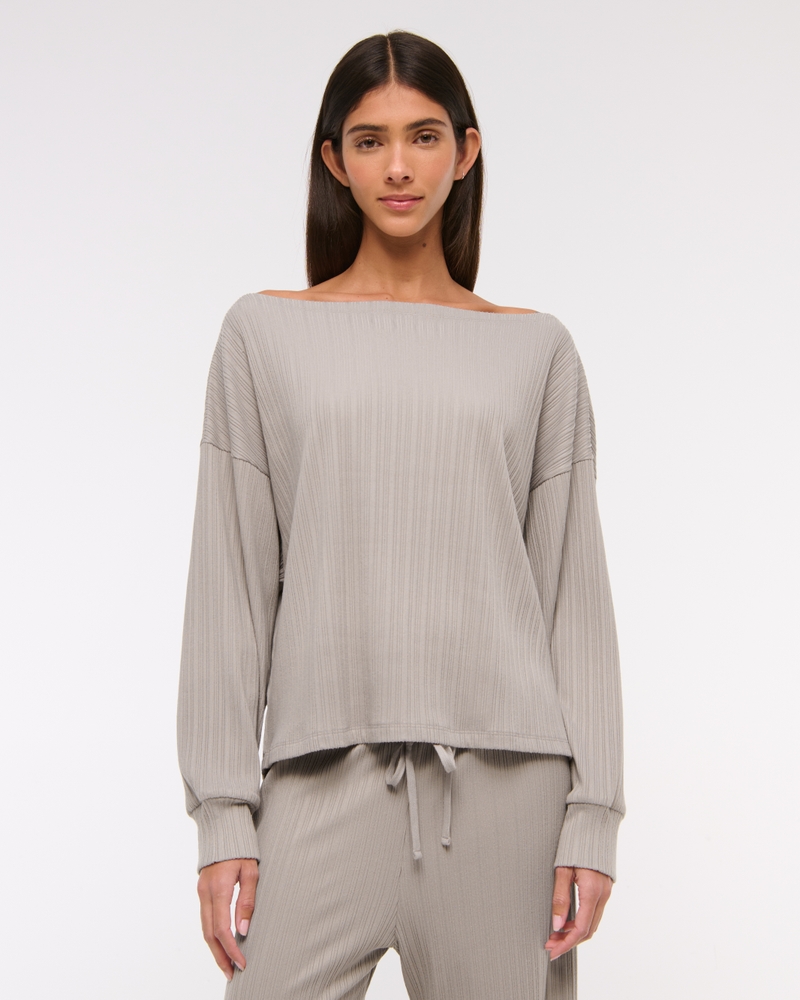 トップス Rame long sleeve tops LTS Tall Cream Long Sleeve Wrap Top | Long Tall Sally