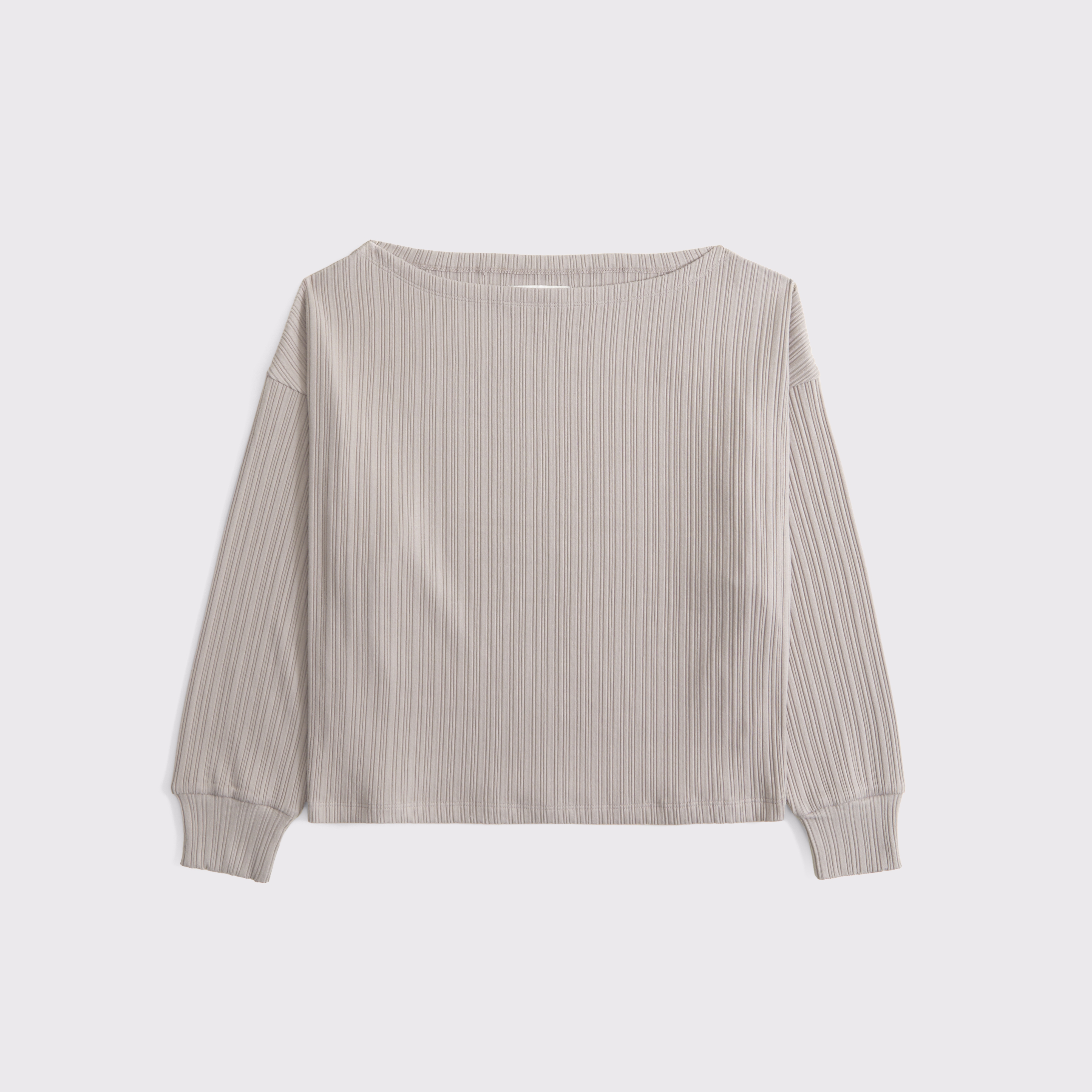 Light brown L Farah Rib Roundneck | Women | | Cubus