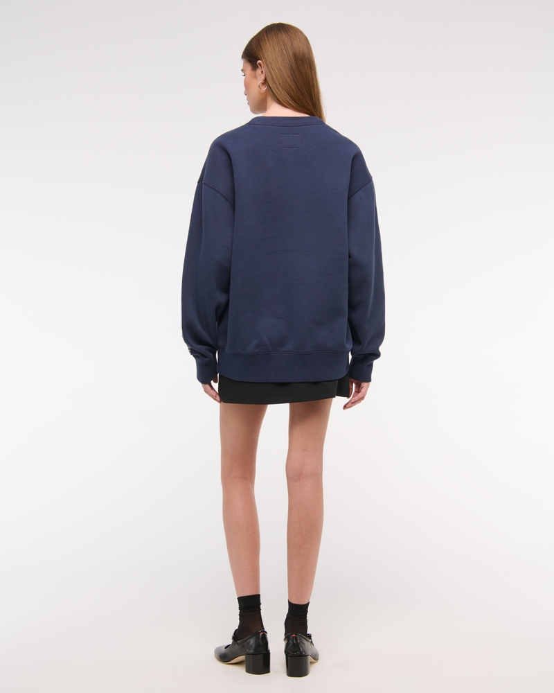 Salty Graphic Oversized Sunday Crew