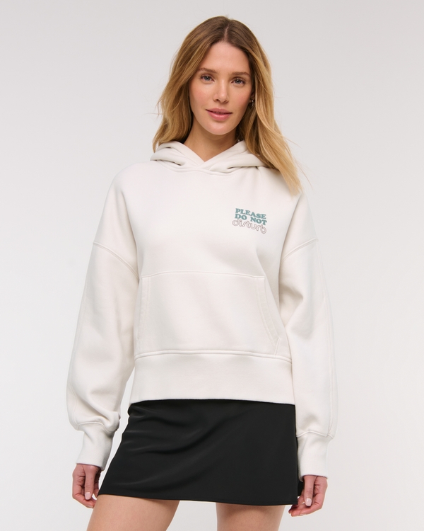 Graphic Hoodie, Feather Gray view 1
