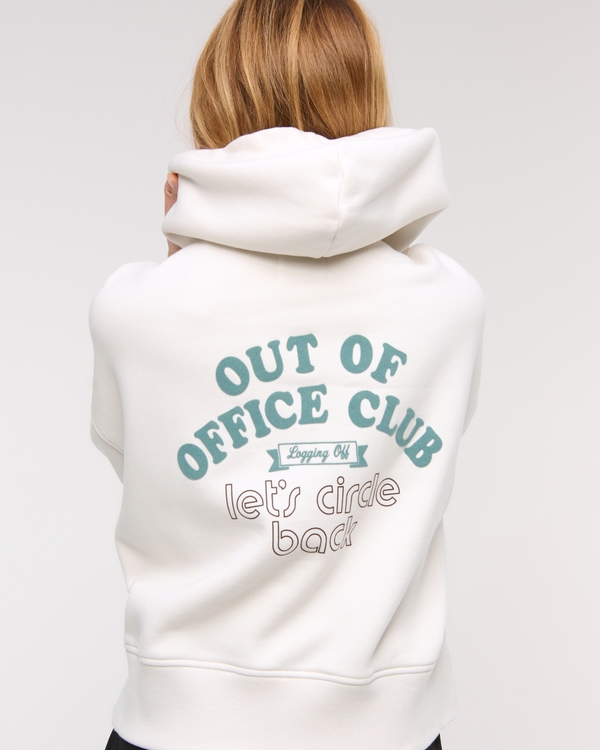 Graphic Hoodie, Feather Gray view 2