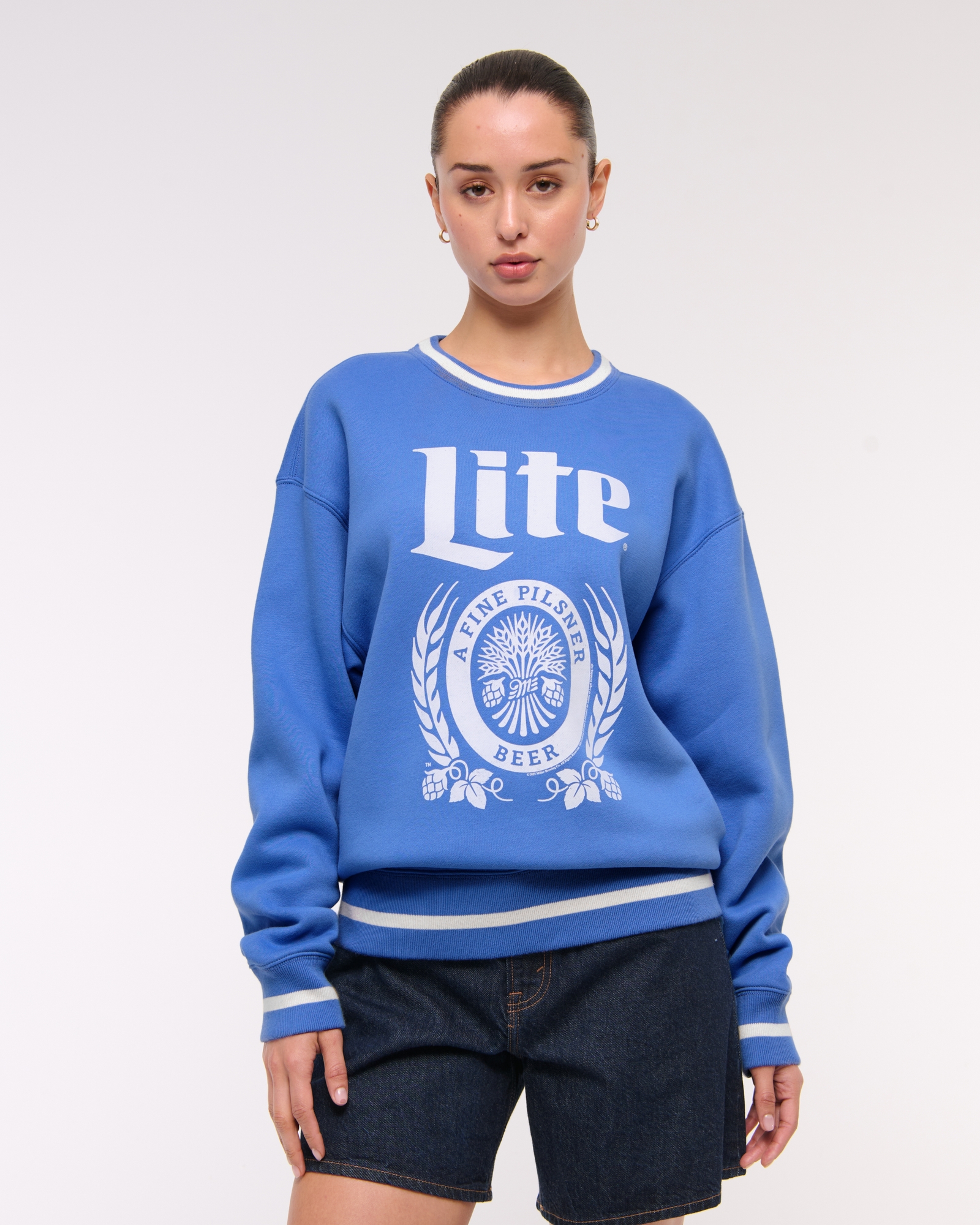 Women's Miller Lite Oversized Sunday Crew | Women's Tops