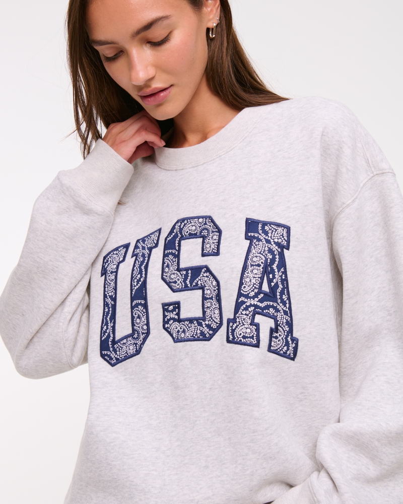 USA Oversized Sunday Crew