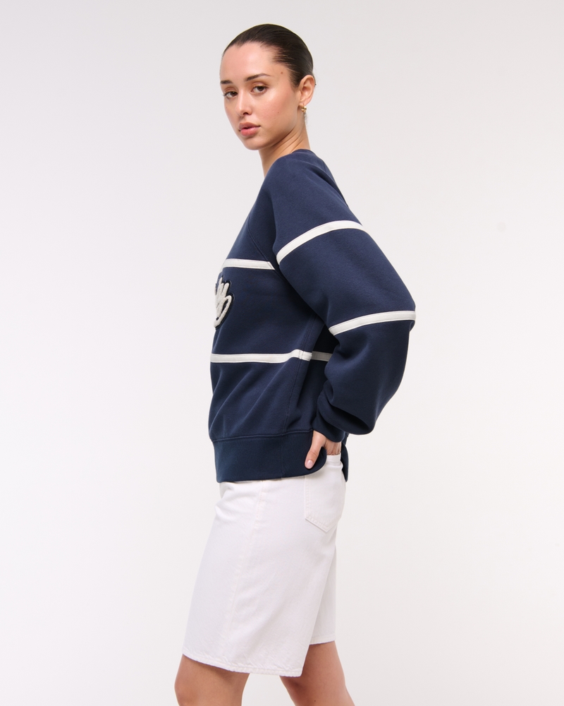 Sporty Graphic Crew
